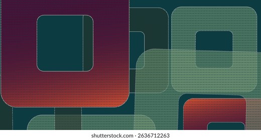 Abstract geometric shape overlay background. Square shapes elements. Modern futuristic graphic. Suit for banner, brochure, presentation, business, cover, poster, flyer, website