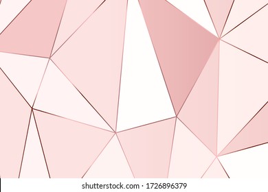 Abstract geometric shape  pastel color background