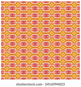 Abstract geometric shape retro base print placement, seamless print vector file format best for paper and textile printing, both side repeat print.