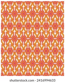 Abstrakte geometrische Form Retrogrundplatzierung, nahtloses Vektordateiformat am besten für den Druck von Papier und Textilien, beides Seite Wiederholdruck.
