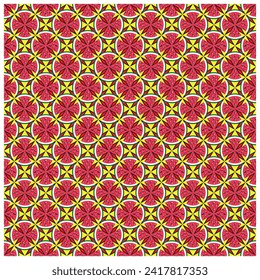 Abstrakte geometrische Form Retrogrundplatzierung, nahtloses Vektordateiformat am besten für den Druck von Papier und Textilien, beides Seite Wiederholdruck.