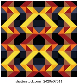 Resumen de la posición de la forma geométrica de la impresión base retro, formato de archivo vectorial de impresión sin fisuras mejor para la impresión de papel y textil, ambos lados de impresión repetida