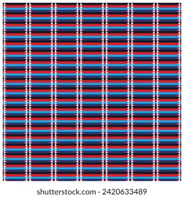 Abstract geometric shape retro base print placement, seamless print vector file format best for paper and textile printing, both side repeat print
