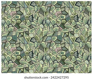 Abstract geometric shape retro base print placement, seamless print vector file format best for paper and textile printing, both side repeat print