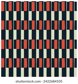 Resumen de la posición de la forma geométrica de la impresión base retro, formato de archivo vectorial de impresión sin fisuras mejor para la impresión de papel y textil, ambos lados de impresión repetida