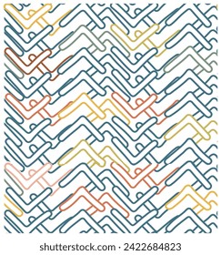 Resumen de la posición de la forma geométrica de la impresión base retro, formato de archivo vectorial de impresión sin fisuras mejor para la impresión de papel y textil, ambos lados de impresión repetida