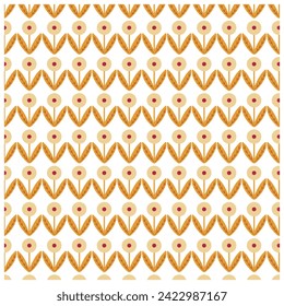 Abstract geometric shape retro base print placement, seamless print vector file format best for paper and textile printing, both side repeat print