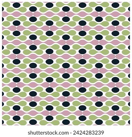 Resumen de la posición de la forma geométrica de la impresión base retro, formato de archivo vectorial de impresión sin fisuras mejor para la impresión de papel y textil, ambos lados de impresión repetida