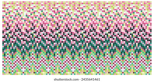Abstract geometric shape retro base print placement, seamless print vector file format best for paper and textile printing, both side repeat print