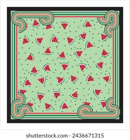 Abstract geometric shape retro base print placement, seamless print vector file format best for paper and textile printing, both side repeat print