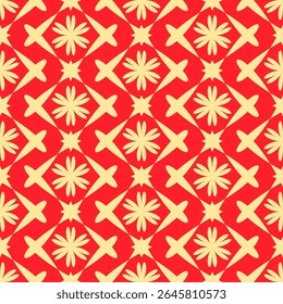 Abstract geometric shape seamless pattern design.