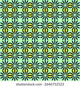 Abstract geometric shape seamless pattern design vector.