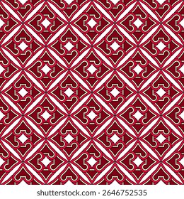 Abstract geometric shape seamless pattern design vector.
