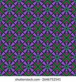 Abstract geometric shape seamless pattern design vector.