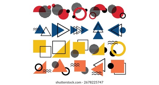 Colección Abstractas del sistema de la forma geométrica