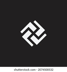 Resumen de forma geométrica, signo o símbolo. Diseño creativo.
