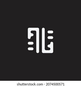 Abstract geometric shape, sign or symbol. Creative design.