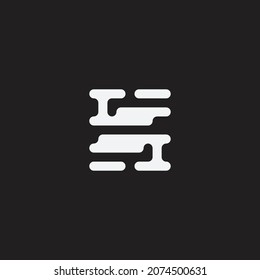 Abstract geometric shape, sign or symbol. Creative design.