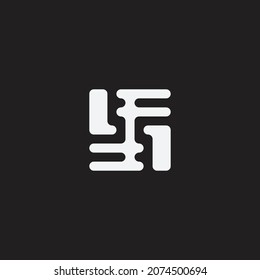 Abstract geometric shape, sign or symbol. Creative design.