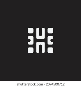 Abstract geometric shape, sign or symbol. Creative design.