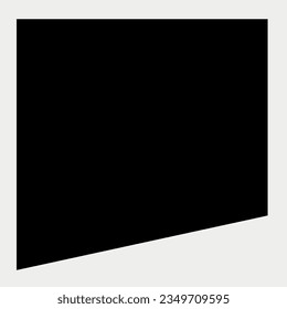 Abstract Geometric Shape silhouette vector illustration