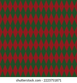 abstract geometric shape spade green and red color..christmas pattern background, illsutration wallpaper design