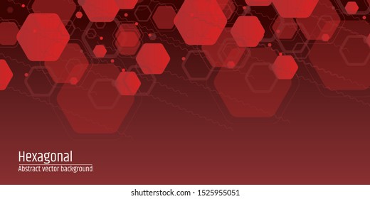 Abstract geometric shape technology digital hi tech concept background. Space for your text