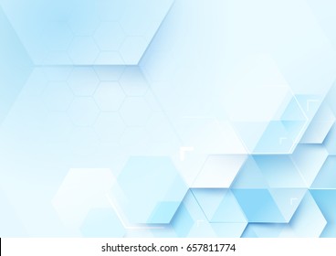 Abstract geometric shape technology digital hi tech concept background. Space for your text