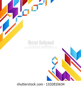 Abstract geometric shape vector background