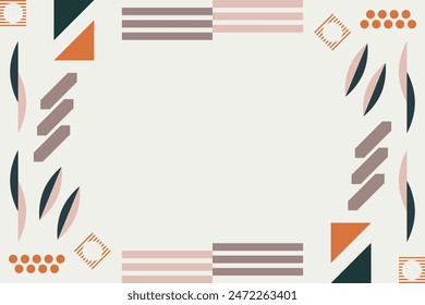 Abstract Geometric Shape Vector Element Background Template