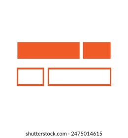 Abstract geometric shape vector element