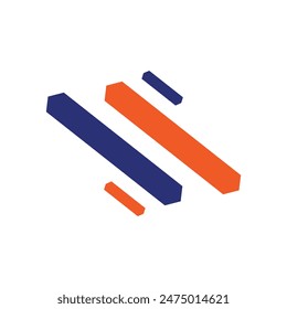 Abstract geometric shape vector element