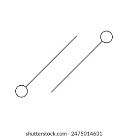 Abstract geometric shape vector element