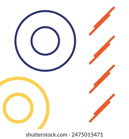 Abstract geometric shape vector element background template