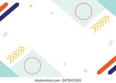 Abstract geometric shape vector element background template