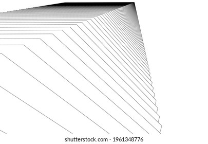 abstract geometric shape  vector illustration