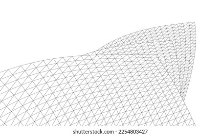 ilustración vectorial de forma geométrica abstracta
