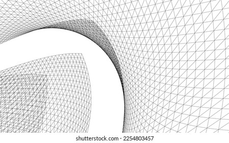 abstract geometric shape vector illustration