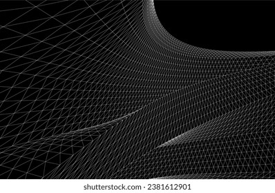 ilustración vectorial de forma geométrica abstracta