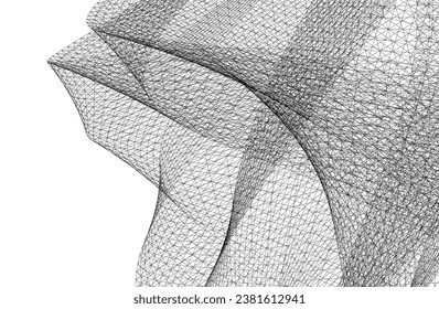 abstract geometric shape vector illustration
