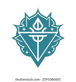 Abstract Geometric shape vector illustration.
