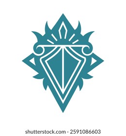 Abstract Geometric shape vector illustration.