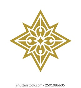 Abstract Geometric shape vector illustration.