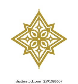 Abstract Geometric shape vector illustration.