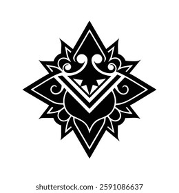 Abstract Geometric shape vector illustration.