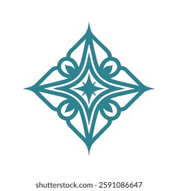 Abstract Geometric shape vector illustration.