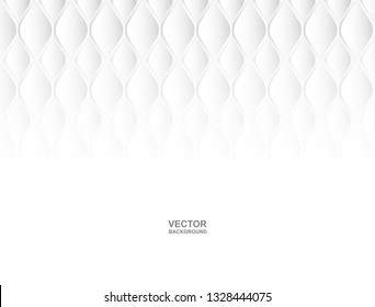 Abstract .Geometric shape white background ,light and shadow. Vector.