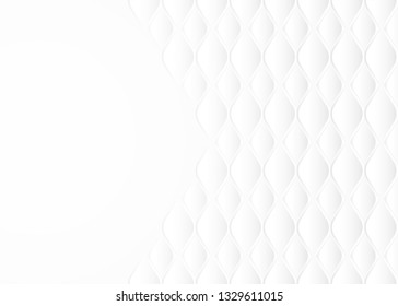 Abstract .Geometric shape white background ,light and shadow. Vector.