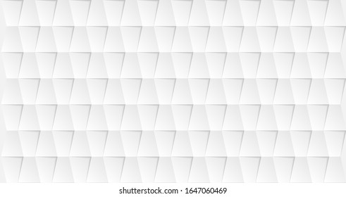 Abstract. geometric shape white background ,light and shadow .Vector.