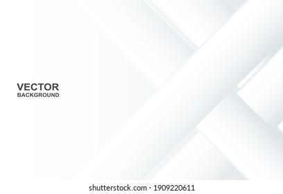 Abstract. geometric shape white background. light and shadow .Vector.